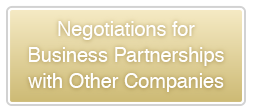 Negotiations for Business Partnerships with Other Companies